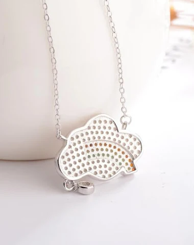 S925 Fashion Necklace Sterling Silv - 2