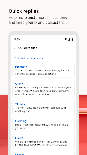 Screenshot Shopify Inbox