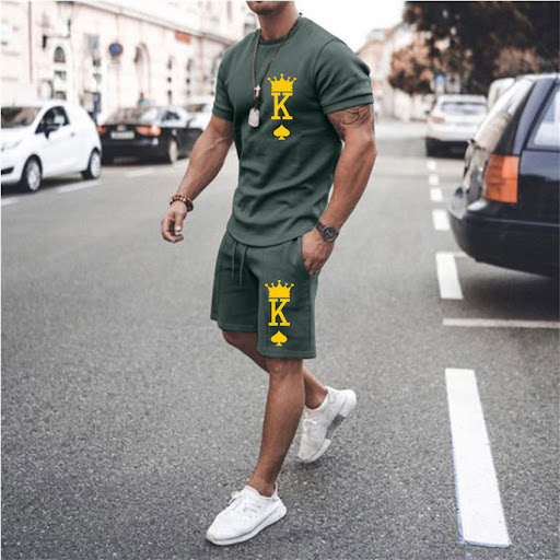 Title 14, Mens Sports Casual Simple Fashion Short-sleeve...