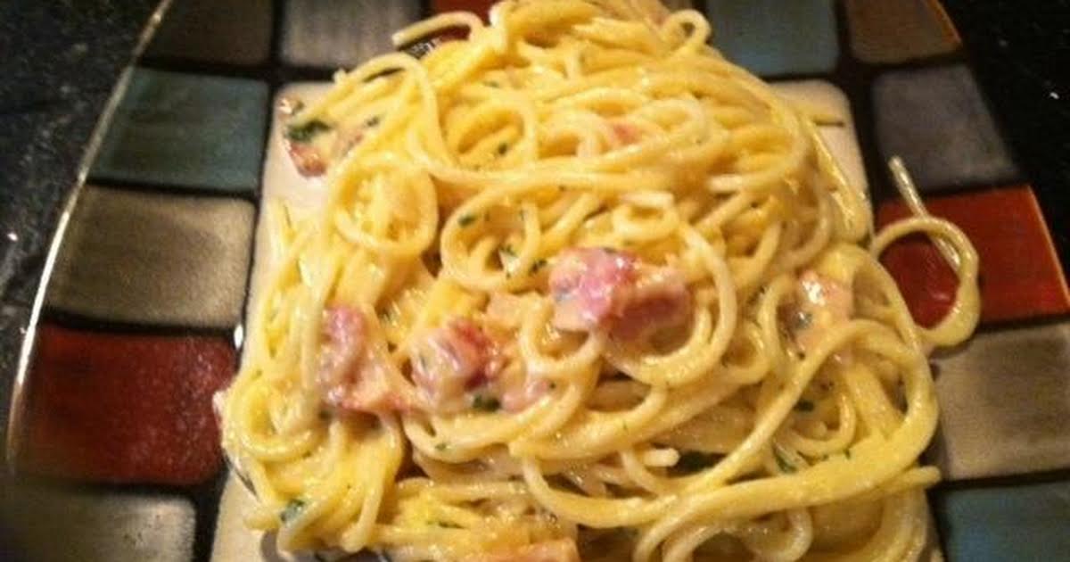 Spaghetti Alla Carbonara | Just A Pinch Recipes