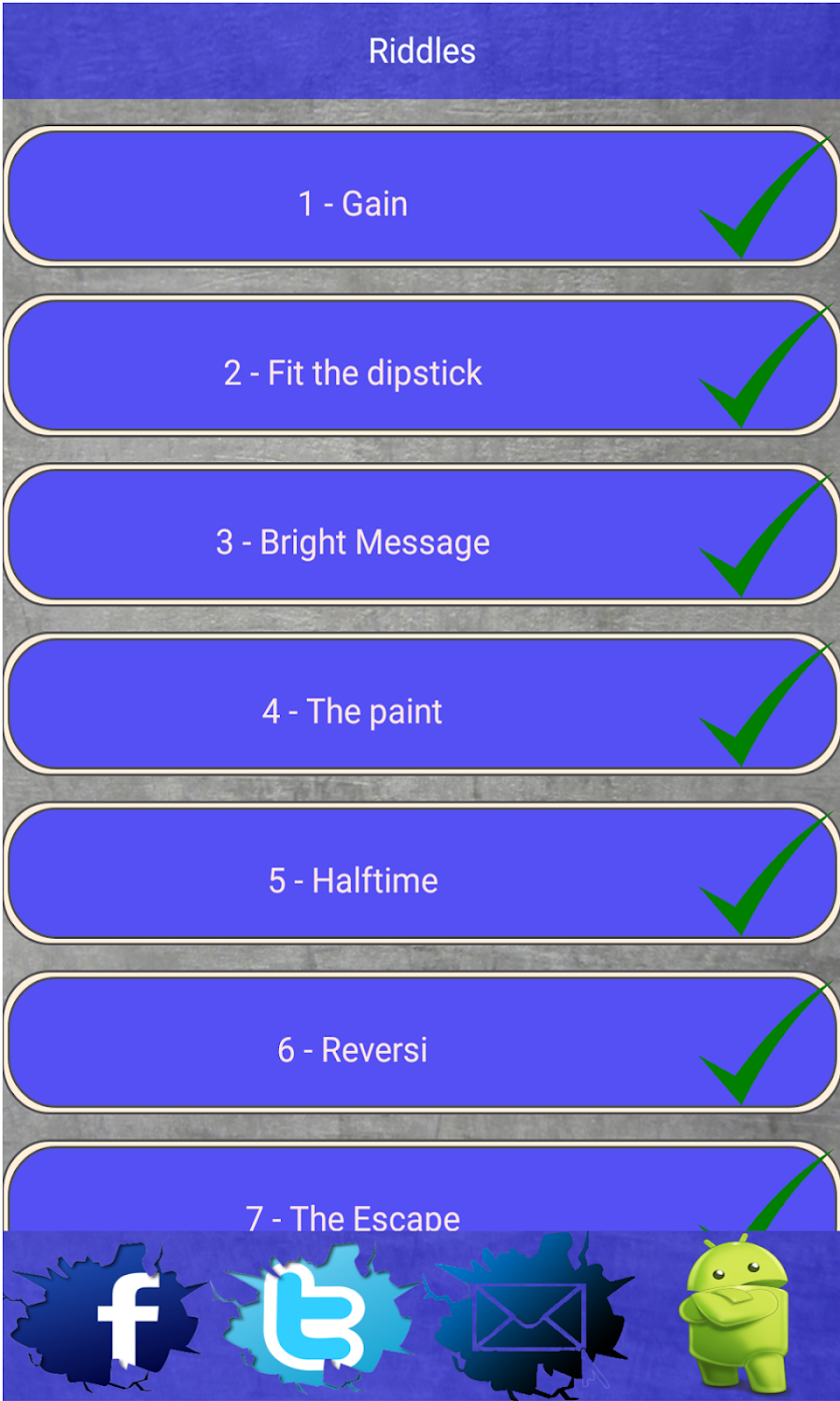 66 Riddles Screen 1