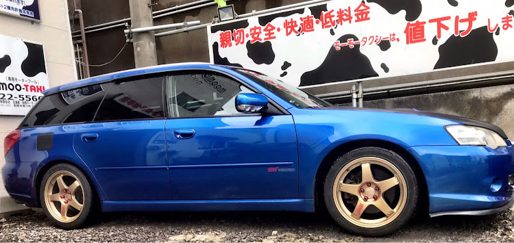 レガシィツーリングワゴンの朝の挨拶・しんさんからの贈り物・チームローガン北海道・チームローガン北海道支部発足MT・ガンバルビー💖に関するカスタム事例の投稿画像1枚目