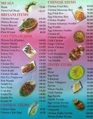 sri Ganesh chettinadu Hotel menu 2