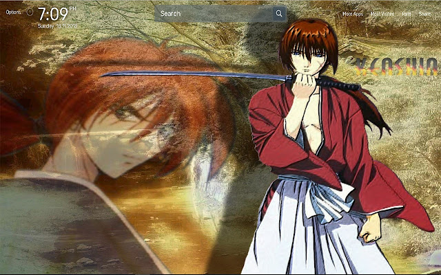 Rurouni Kenshin Wallpapers NewTab Theme