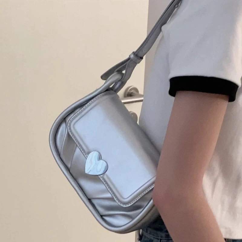 Sac à Bandoulière Plissé pour Femme, Style Mode, Sac Sous le Bras, Élégant et Pratique, Parfait pour un Usage Quotidien.