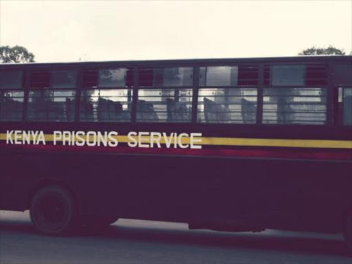 A Kenya prisons bus./COURTESY