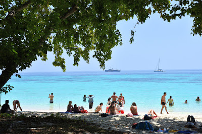 Relax in the shadow on Koh Rok Nai