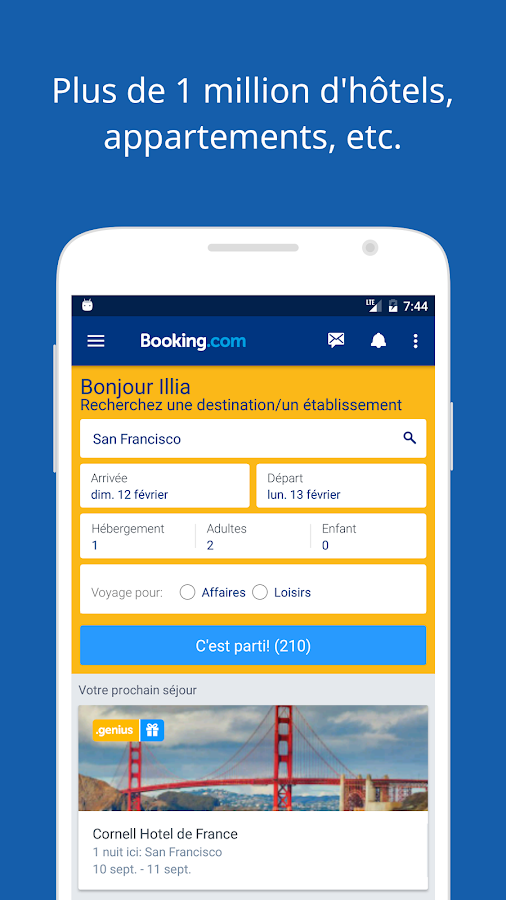   Booking.com Réservez un Hôtel – Capture d'écran 