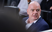 Fifa President Gianni Infantino watches a match between Inter Miami and the Houston Dynamo in Fort Lauderdale, Florida in September. 