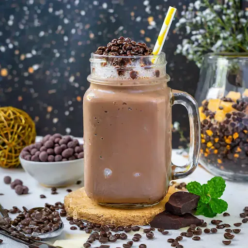 PopTea Chocolate Popping Boba Bubble Milk [450 Ml, 1 Mason Jar]