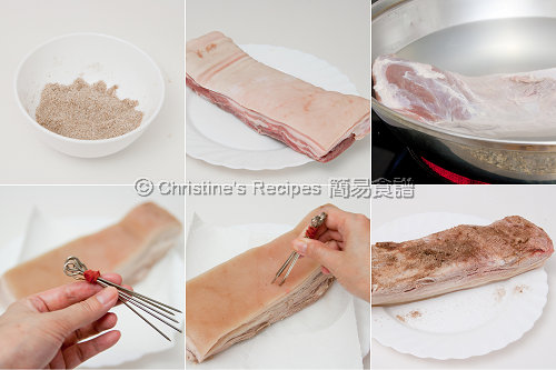 Crispy Roast Pork Belly Procedures