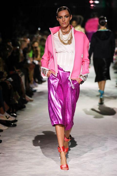 new york, new york   september 12 a model walks the runway for tom ford ss22 during nyfw the shows at david h koch theater, lincoln center on september 12, 2021 in new york city photo by jp yimgetty images