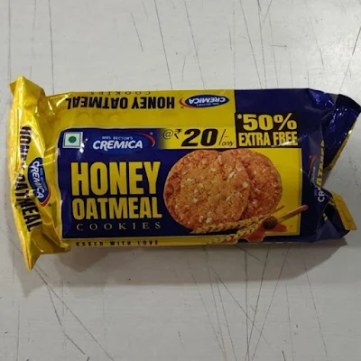 Cremica Honey Oatmeal Cookies - 75 gm