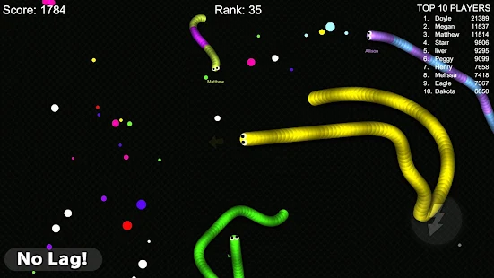  Slither Snake io- 스크린샷 미리보기 이미지  