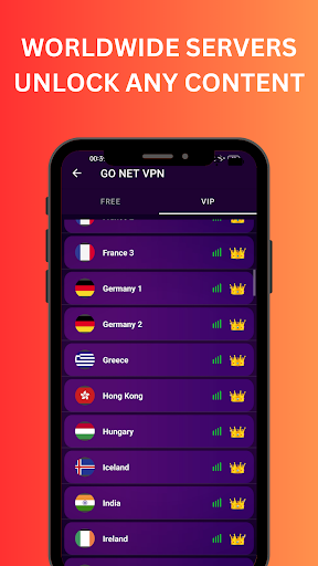 Screenshot GO NET VPN