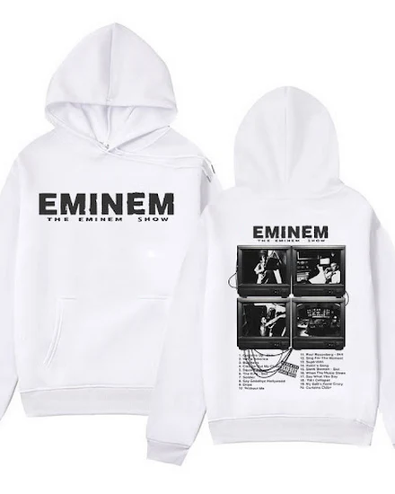 Rapper Eminem Music Album Hoodies World Tour Gift for Fan... - 1