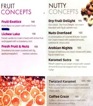 Cream Stone menu 3