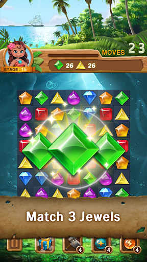 Jewels Island  Match 3 Puzzle