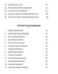 The Kaapi Company menu 4