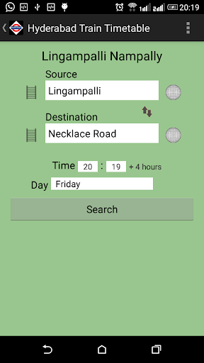Hyderabad MMTS Train Timetable