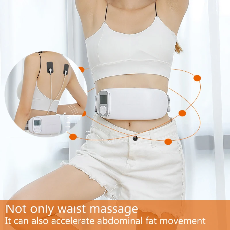 Title 2, Physiotherapy Waist And Abdomen Massager Reliev...