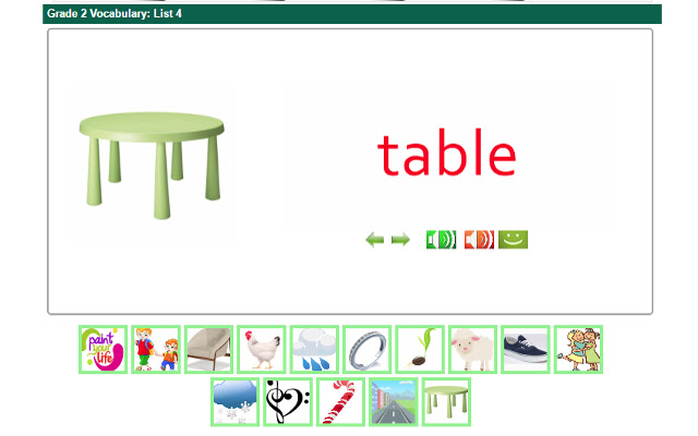 Dolch Sight Words chrome extension