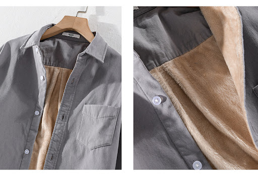Title 10, Top Pure Cotton Workwear Casual Shirt Coat — Co...