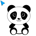 Cute Panda Cursor chrome extension