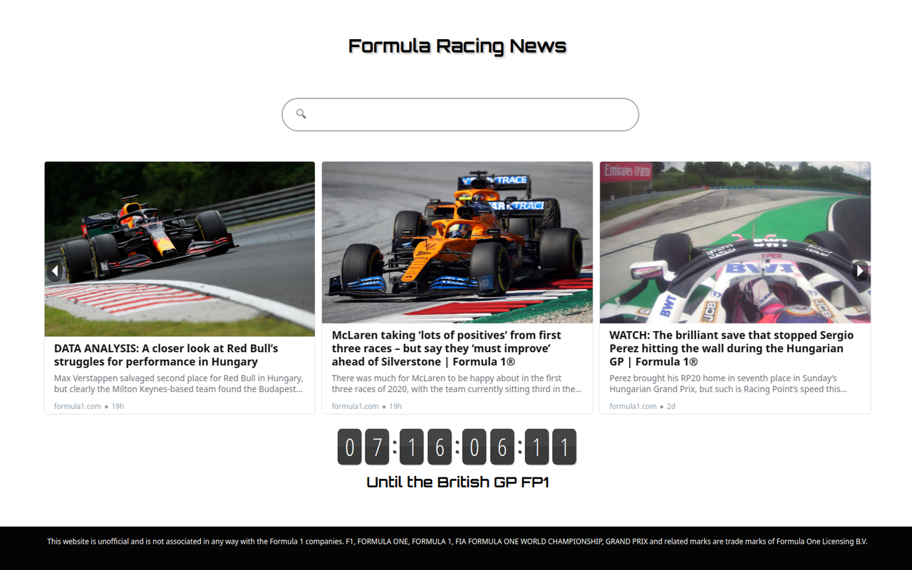 Formula Racing News Preview image 4