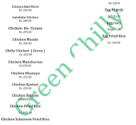 Green Chilly Restaurant menu 5