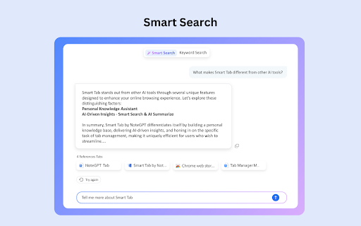 Tab Manager - Smart Tab By NoteGPT AI
