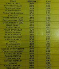 Jai Jagdamba Confectionery menu 1