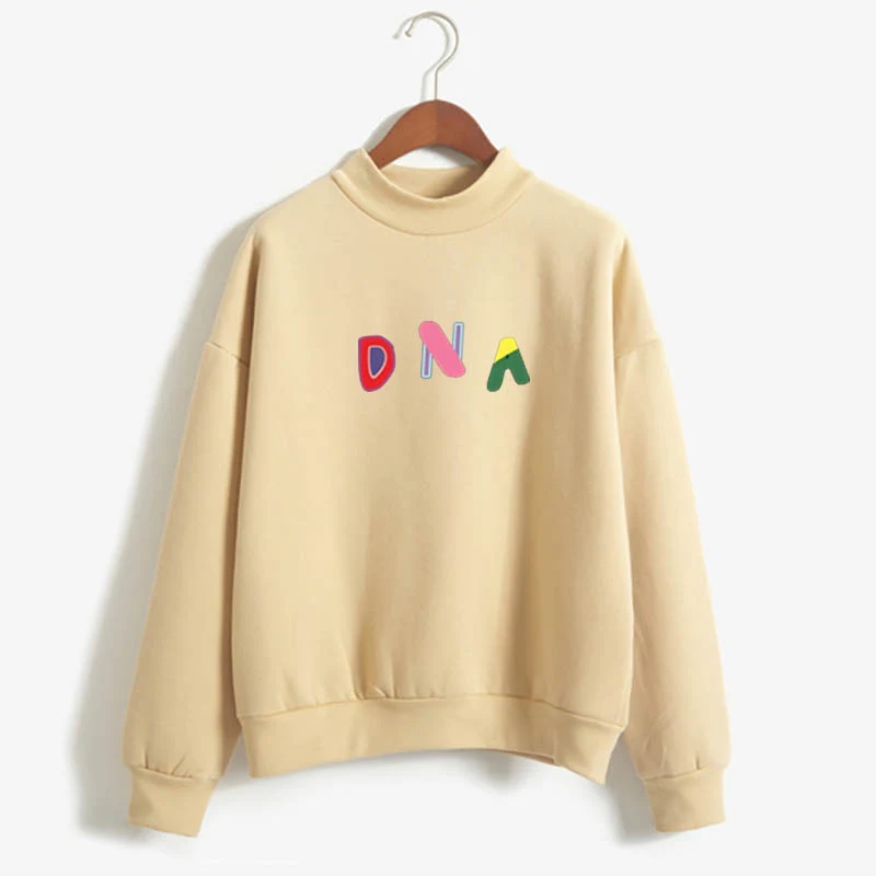 Title 6, Sweat-shirt col personnalisé couleur bonbon pou...