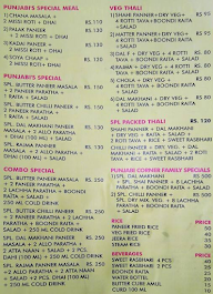 Punjabi Kitchen menu 2