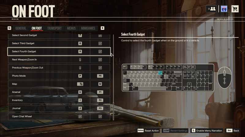 Far Cry 6 PC Controls & Key Bindings