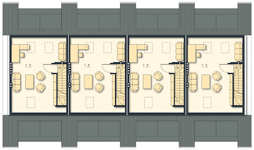 Edmonton DCS15 - Rzut - Studio - 23,71 m2