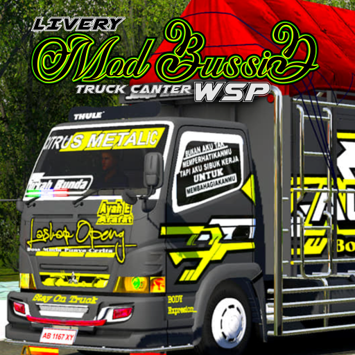 Livery Bussid Truck Canter WSP