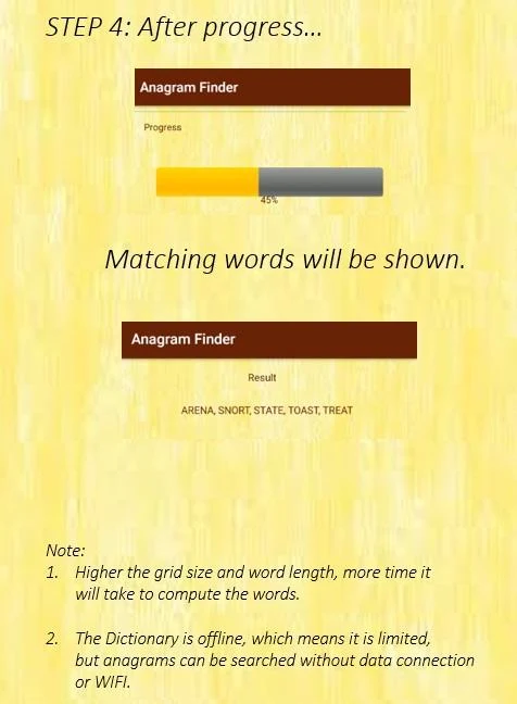    Anagram  Finder (Grid) (Beta)- screenshot  