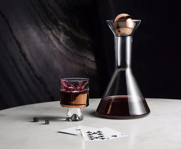 Tom Dixon Tank decanter.