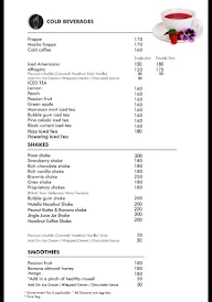 Ville Villa Cafe menu 1