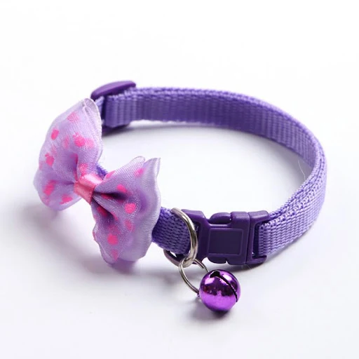 Pet Collars Pet Bow Bell Collars Cute Cat dog Collars Pet Supplies Multicolor Adjustable Pet Dressing Tool Pet Accessori