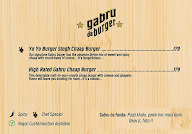 Gabru Di Chaap menu 4