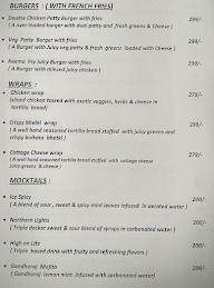 Cafe Junkyard menu 1