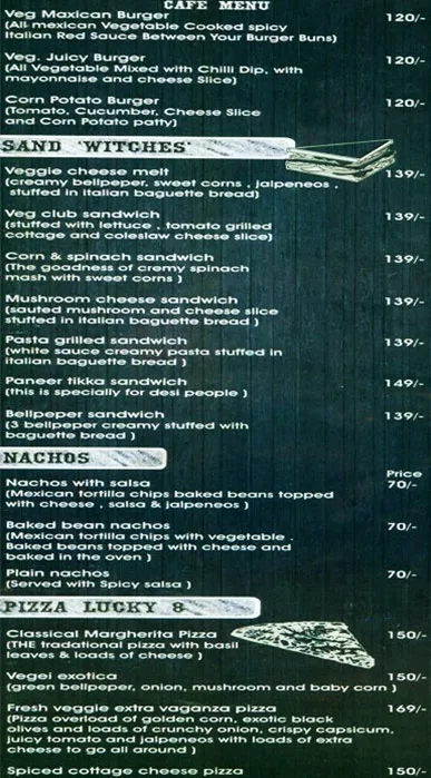 Mirch Masala menu 