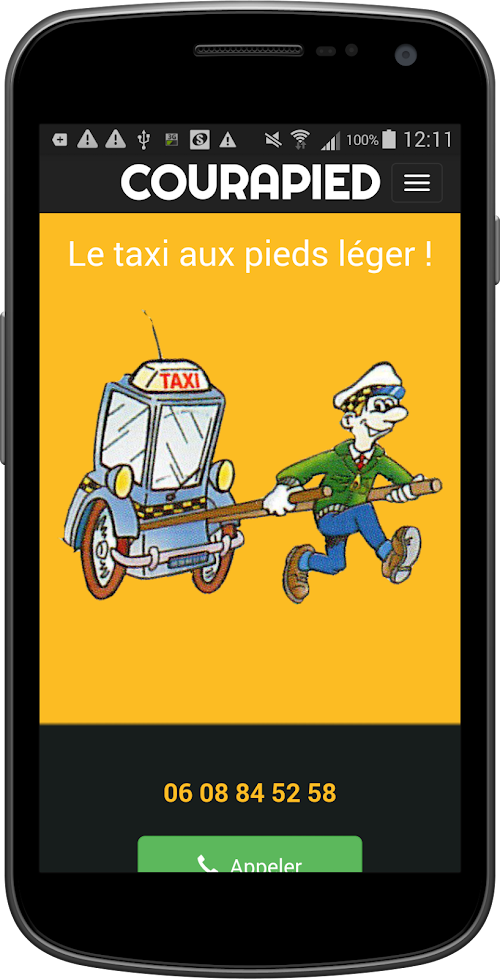 Android application Taxi Laval 53 screenshort