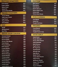 Bezawada Vindu Bhojanam menu 1