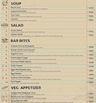 Chapter One Bar menu 6