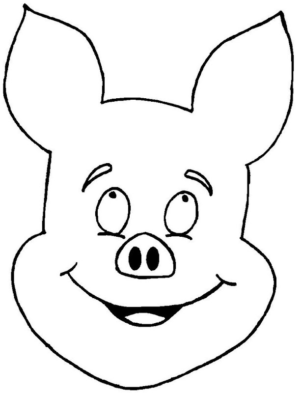 Pig mask coloring pages title=