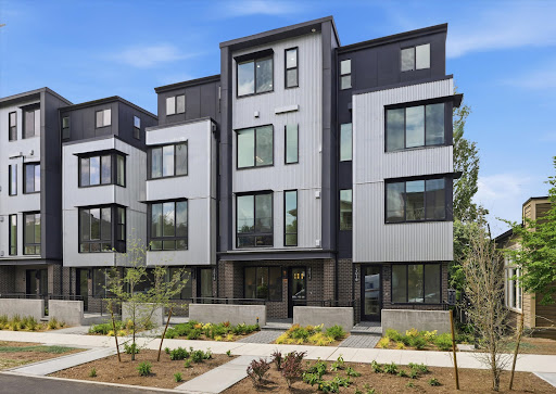 Modern building facade, exterior, architecture in this luxury house for sale in Seattle ($1,650,000)