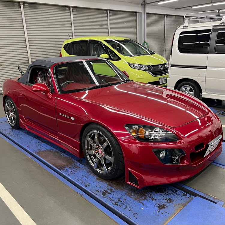 S2000のS2000・SPOON・エアロパーツ・板金塗装・フォグ取付に関するカスタム事例の投稿画像1枚目